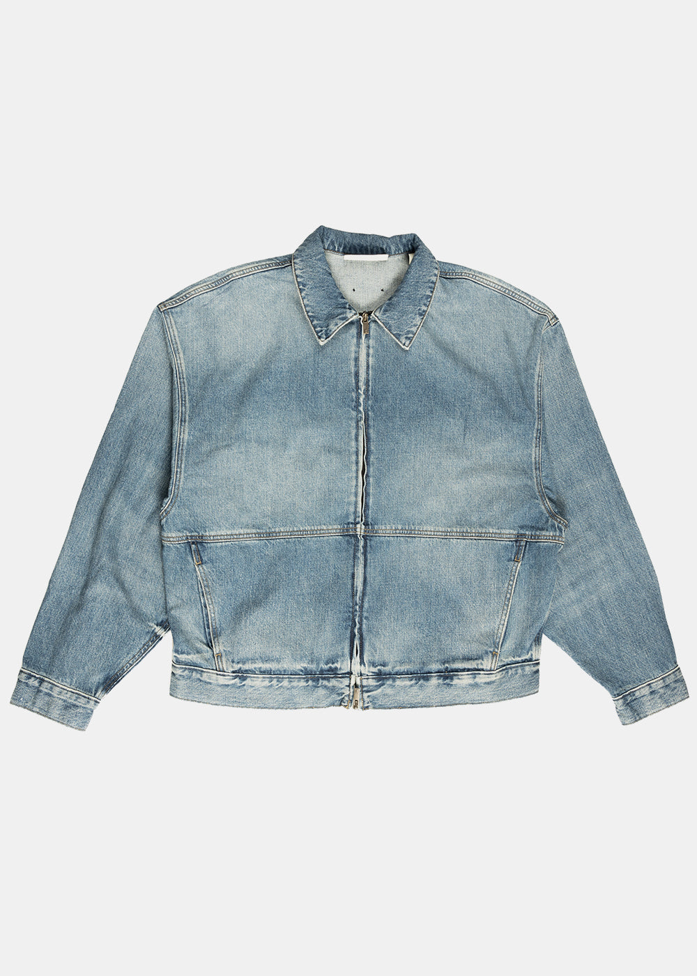 Оригінальна Classic Blue Denim Trucker Jacket Fear of god – боковий вид