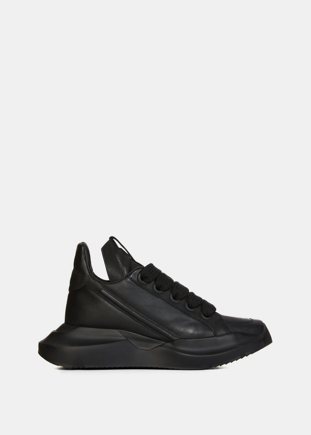 Оригінальна Black Jumbo Lace Geth Runner Rick owens – боковий вид