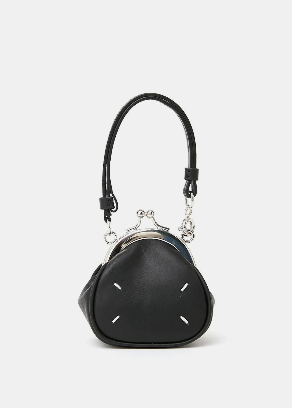 Black Tabi Frame Micro Clutch Bag Maison margiela – Гарантія оригінальності – боковий вид