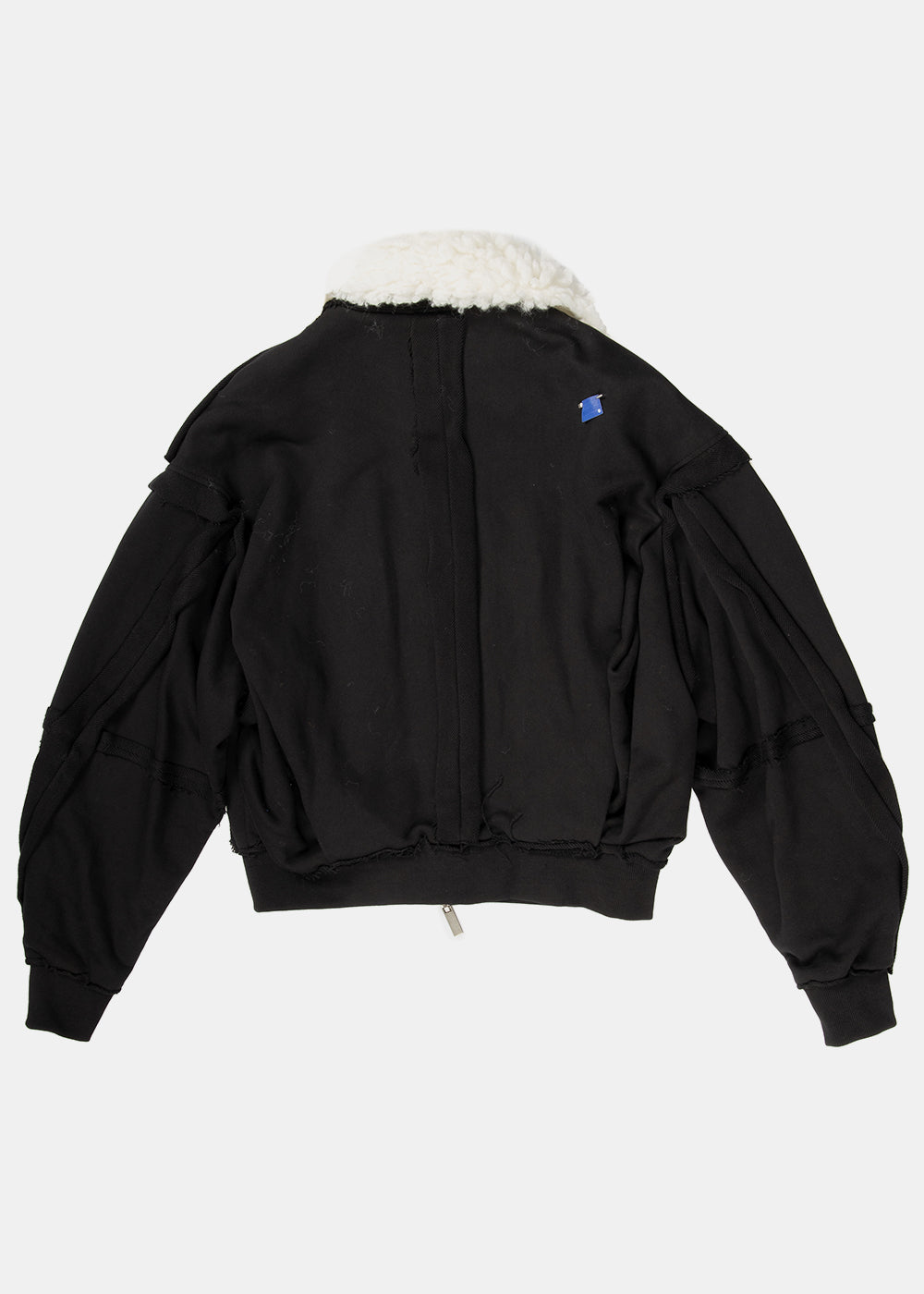 Оригінальна Black Faux-Fur Collar Jacket Ader error – вид ззаду