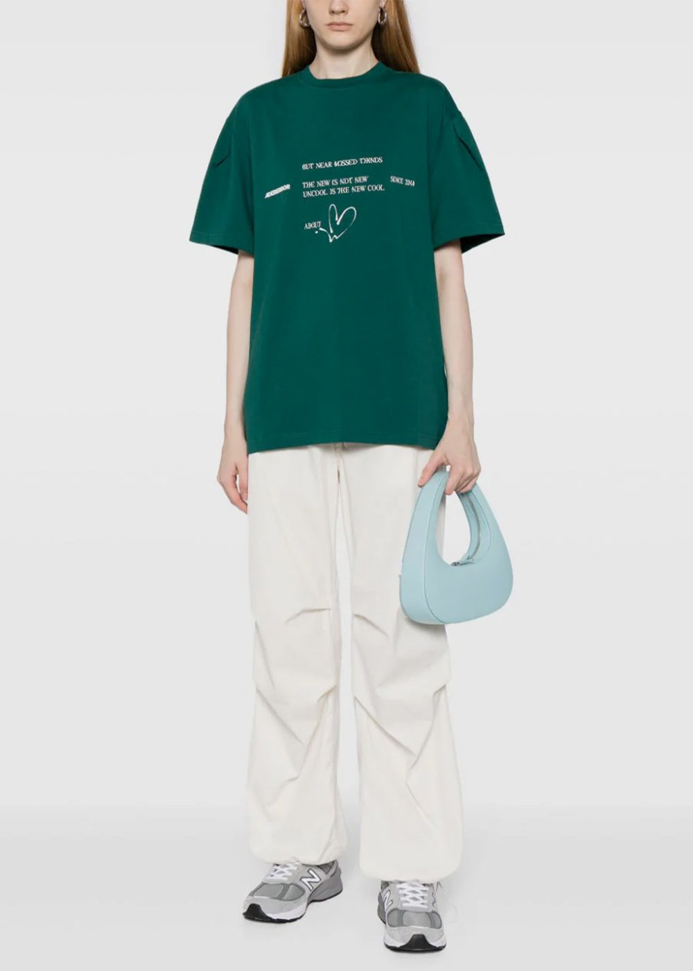 Green Artwork Logo-Print T-Shirt Ader error оригінал – Купити в Україні – вид ззаду