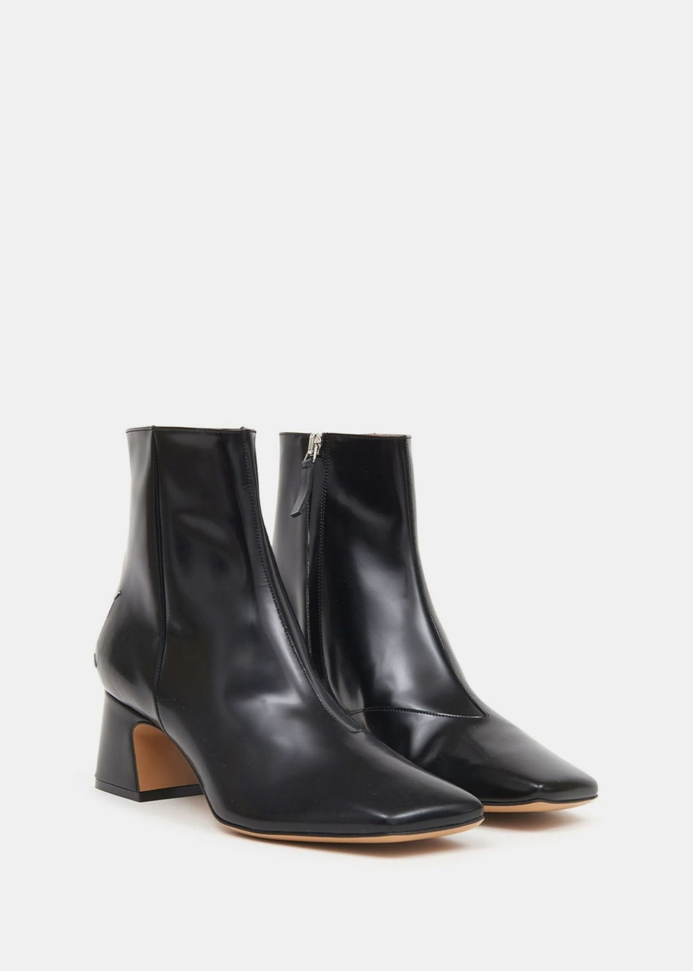 Black Décortiqué 60mm Four-Stitch Boots Maison margiela оригінал – Купити в Україні – вид ззаду