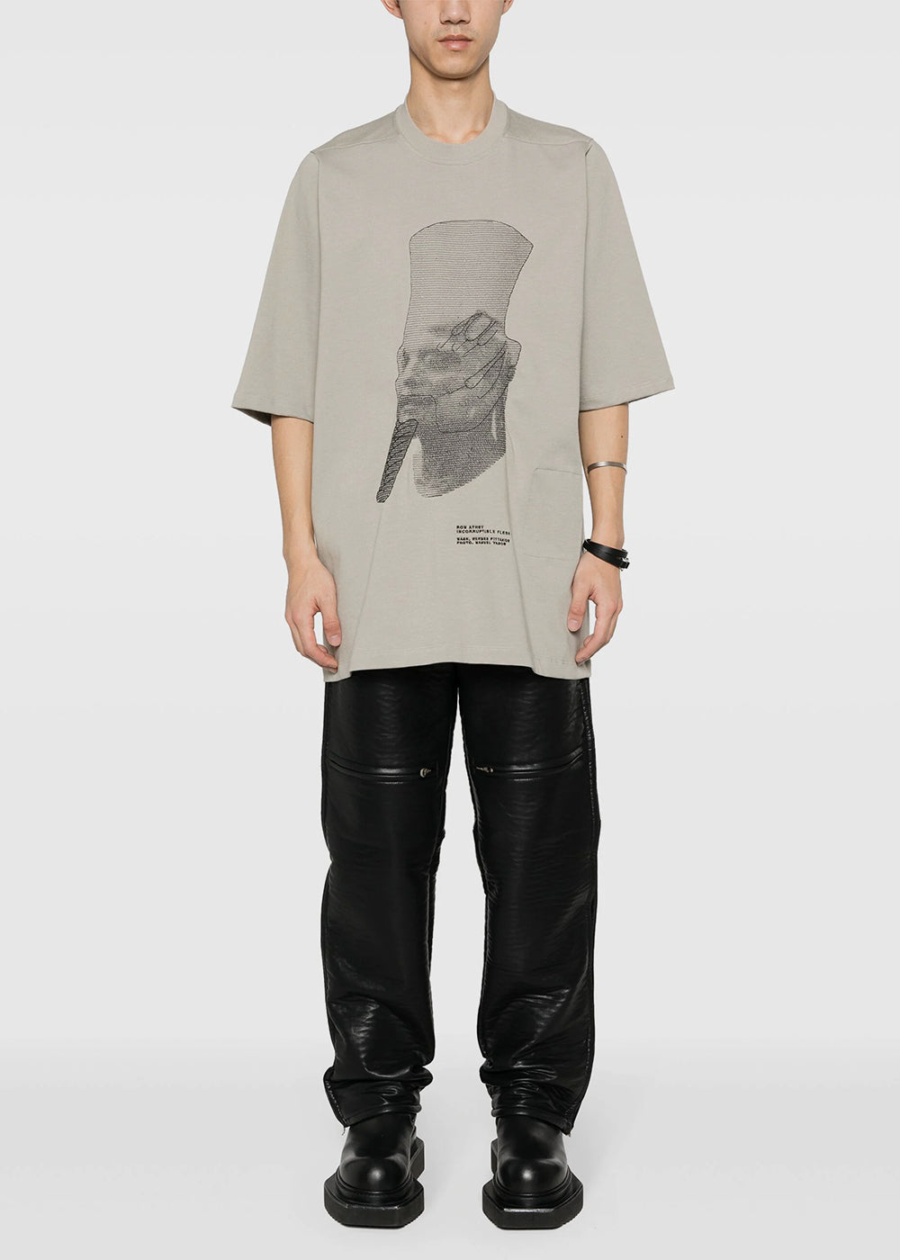 Оригінальна Pearl Ron T-Shirt Rick owens – вид ззаду