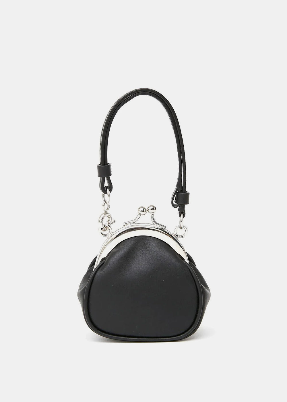 Black Tabi Frame Micro Clutch Bag Maison margiela – Гарантія оригінальності – вид ззаду