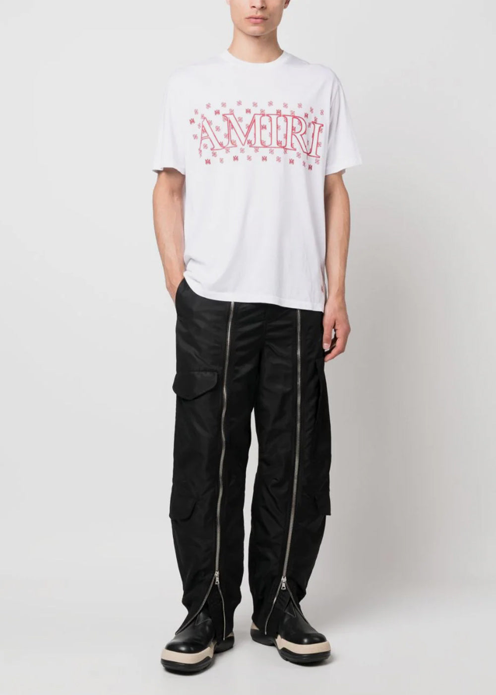 White M.a. Paisley T-Shirt Amiri – Гарантія оригінальності – збільшений вид