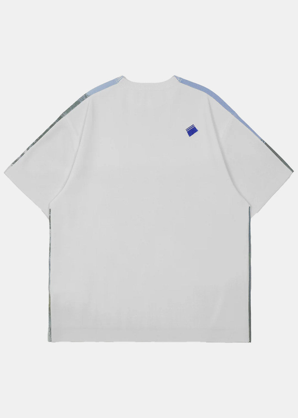 Blue Half Sleeve Knit T-Shirt Ader error оригінал – Купити в Україні – вид ззаду