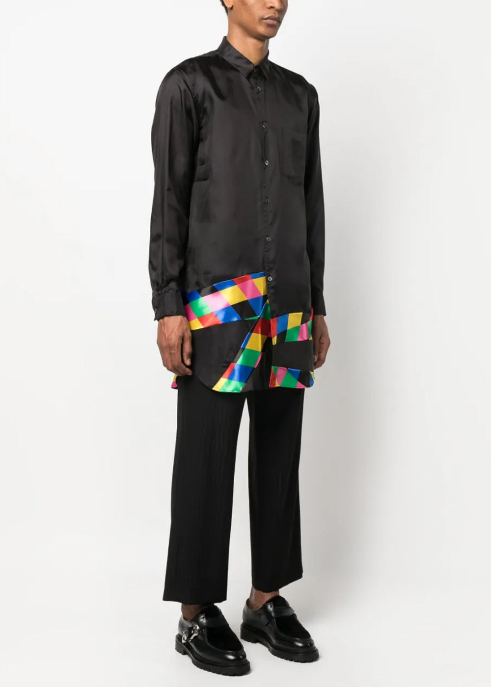 Black Long-Sleeve Shirt Comme des garcons оригінал – Купити в Україні – детальний вид