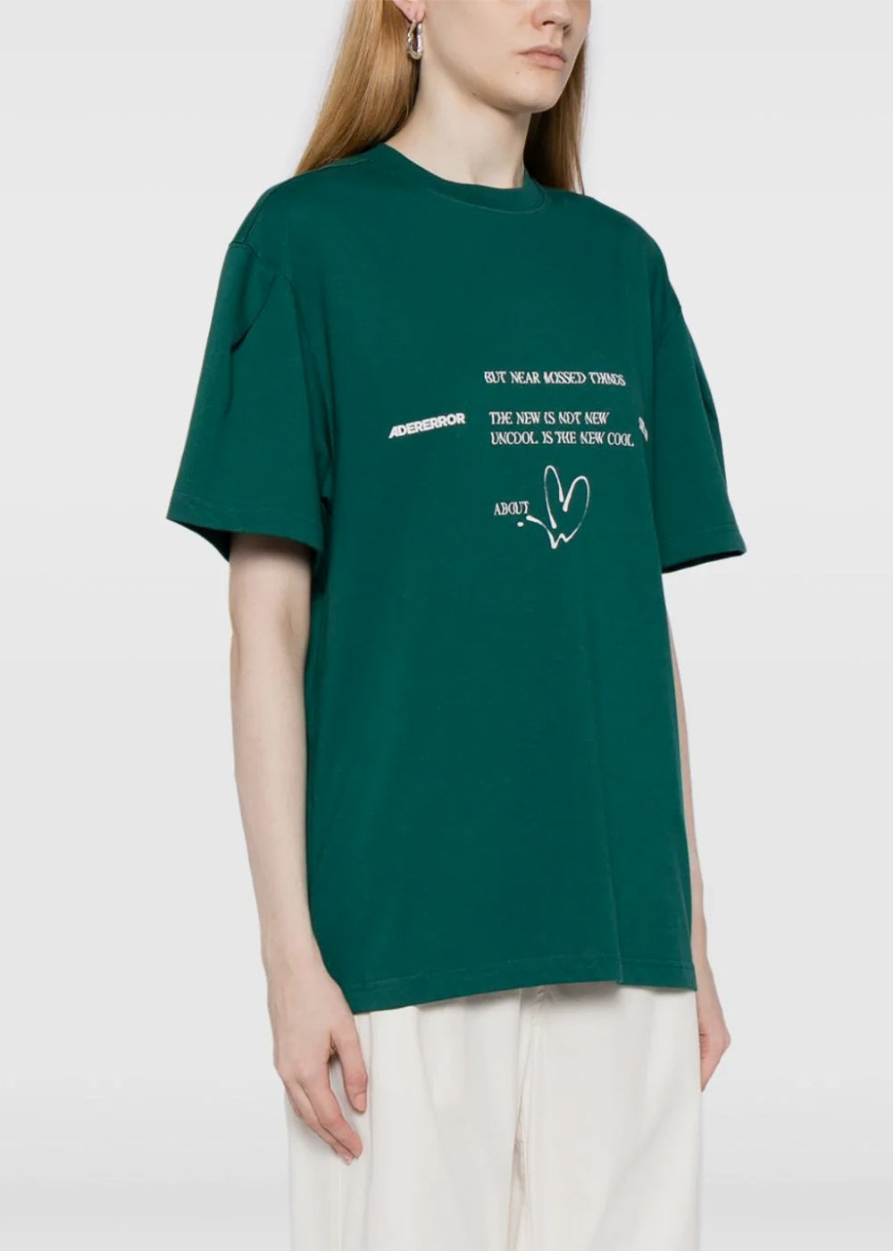 Green Artwork Logo-Print T-Shirt Ader error оригінал – Купити в Україні – детальний вид