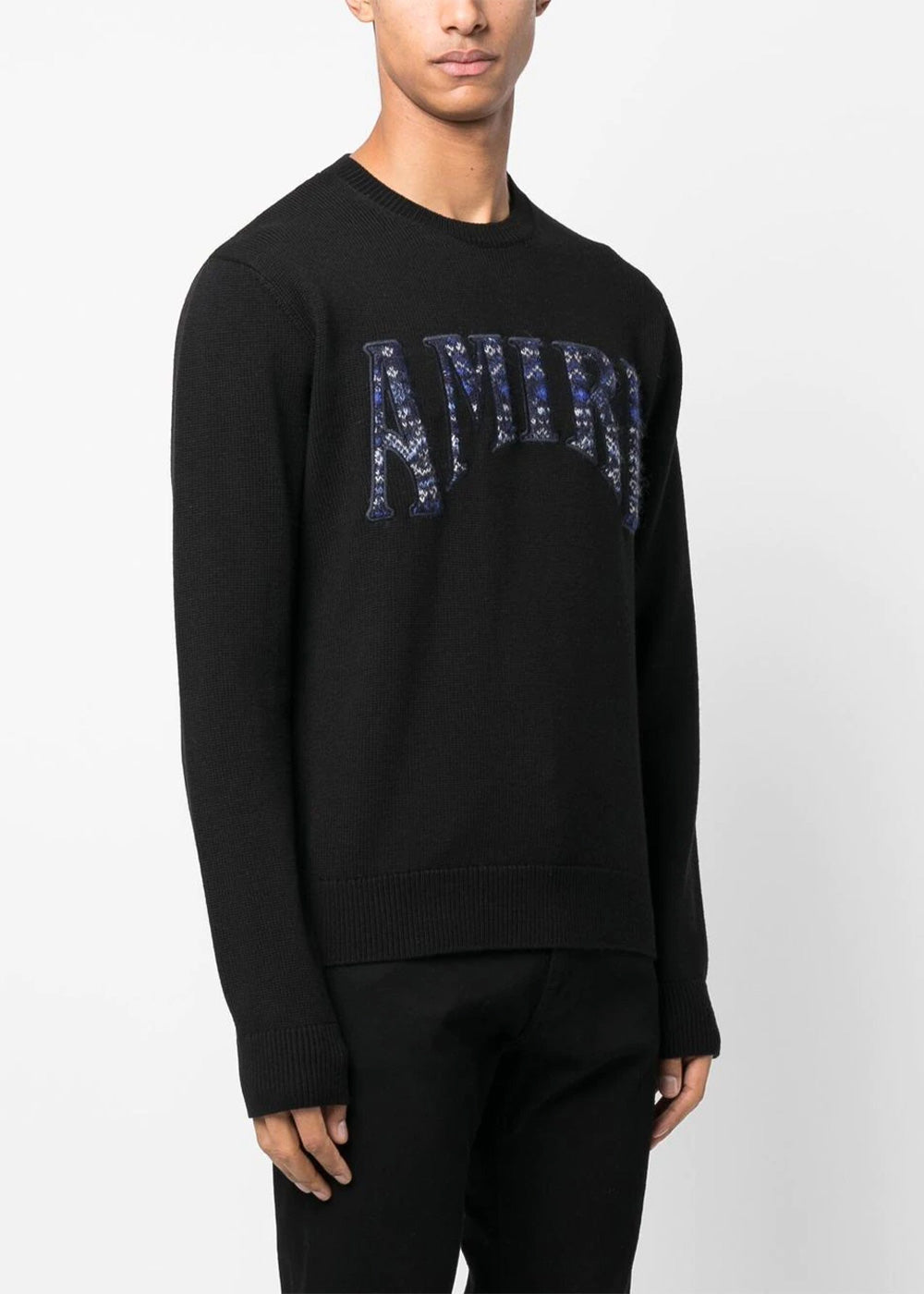 Black Logo Patch Sweatshirt Amiri – Гарантія оригінальності – детальний вид