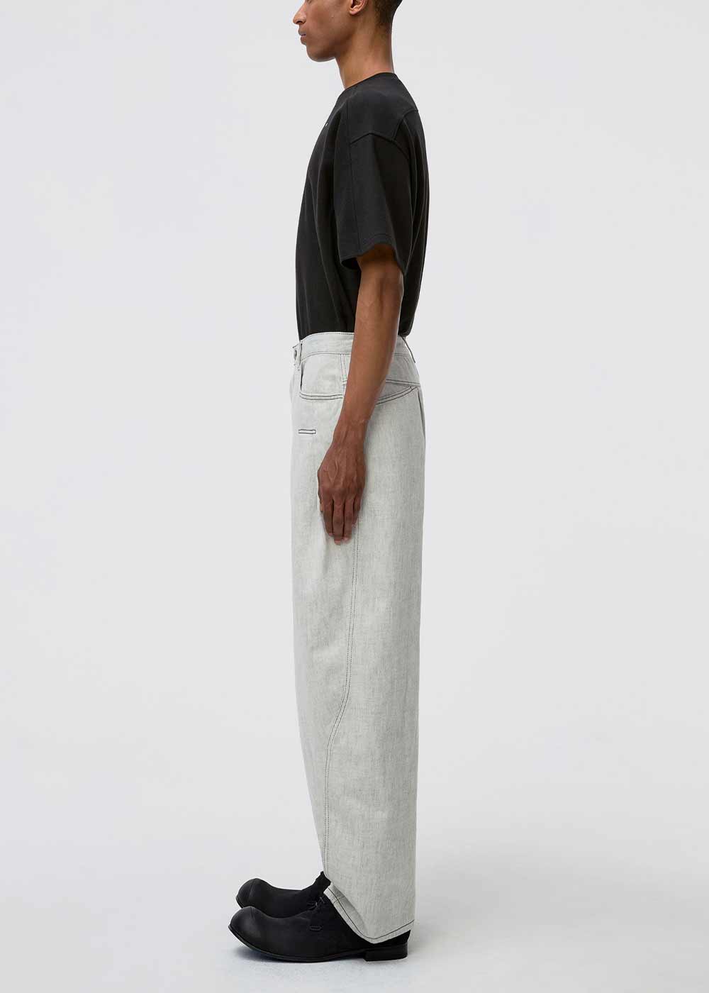 White Semi-Oversized Fit Jeans Ader error оригінал – Купити в Україні – детальний вид