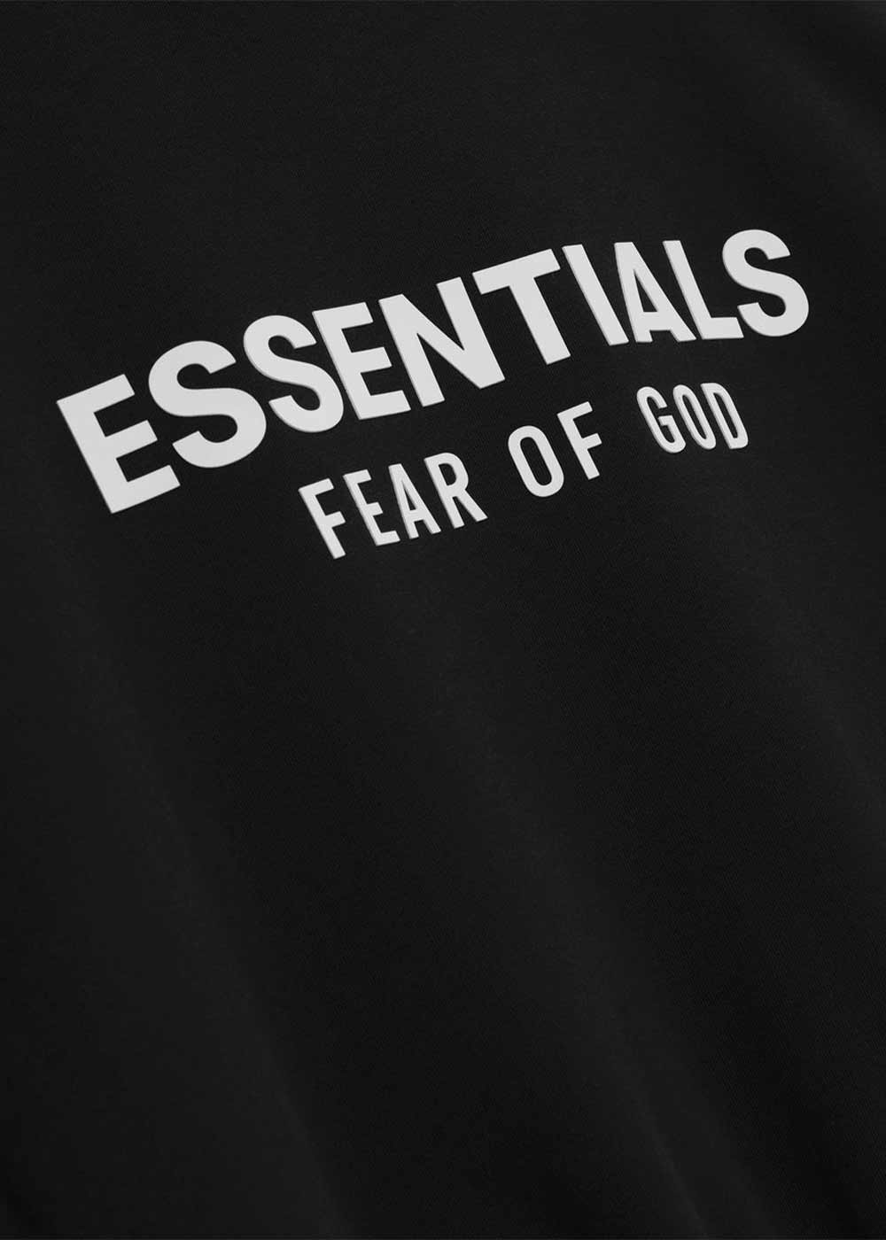 Оригінальна Jet Black Classic Fit Fleece Hoodie Fear of god – детальний вид