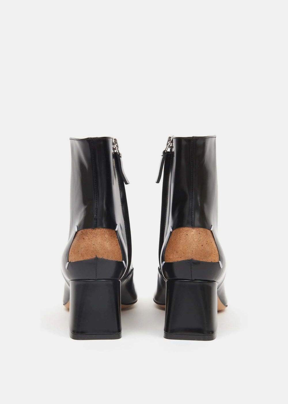 Black Décortiqué 60mm Four-Stitch Boots Maison margiela оригінал – Купити в Україні – детальний вид