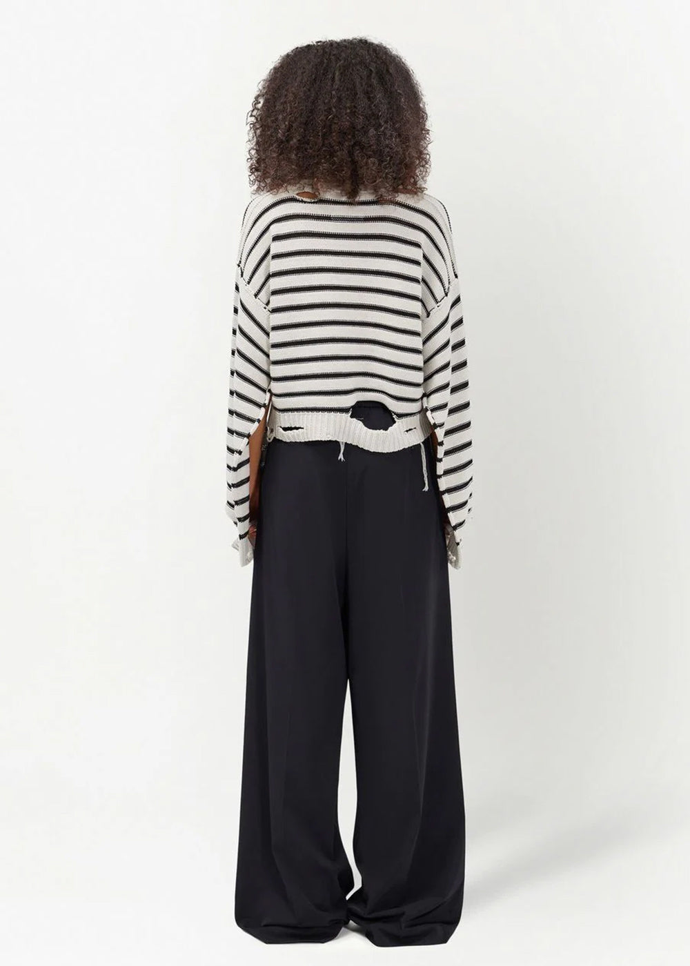 Black And White Striped Sweater Maison margiela оригінал – Купити в Україні – детальний вид