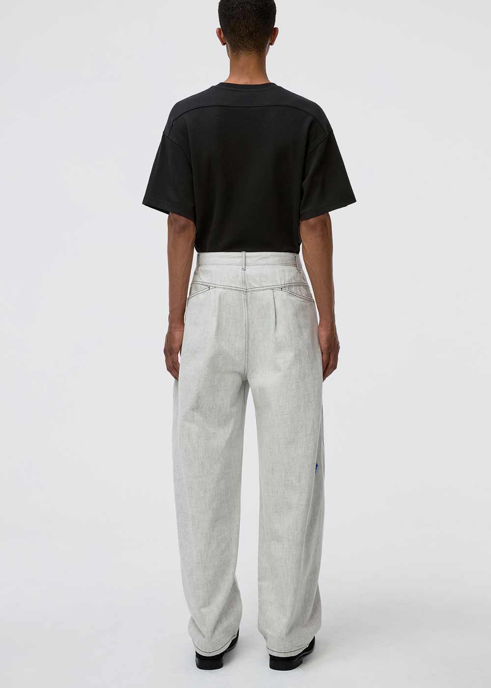 White Semi-Oversized Fit Jeans Ader error оригінал – Купити в Україні – збільшений вид