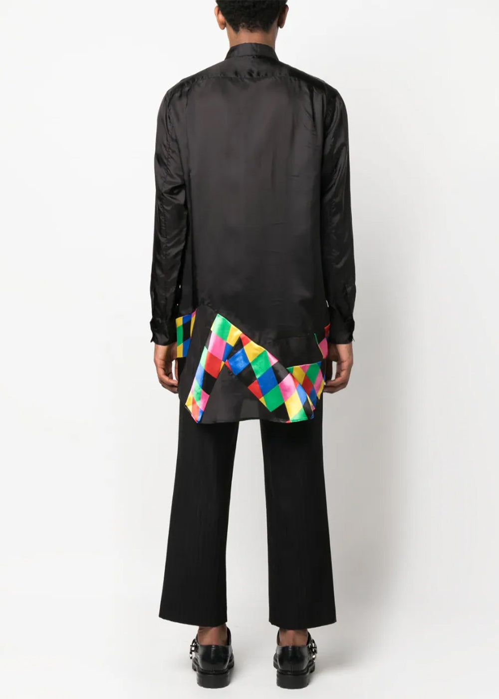 Black Long-Sleeve Shirt Comme des garcons оригінал – Купити в Україні – збільшений вид