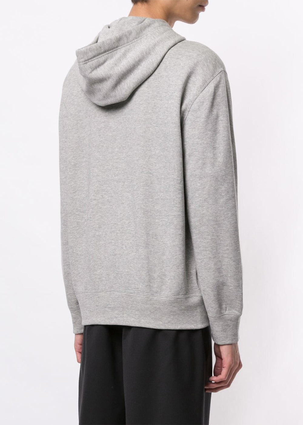 Grey & Red Heart Patch Hoodie Comme des garcons – Гарантія оригінальності – детальний вид