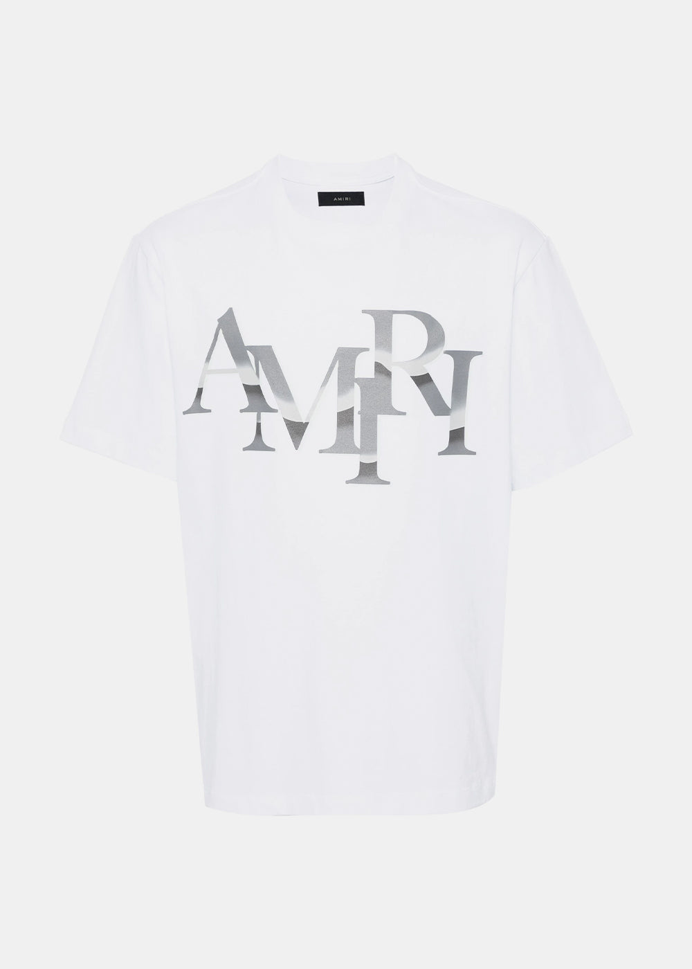 Оригінальна White Amiri Staggered Chrome T-Shirt Amiri – боковий вид