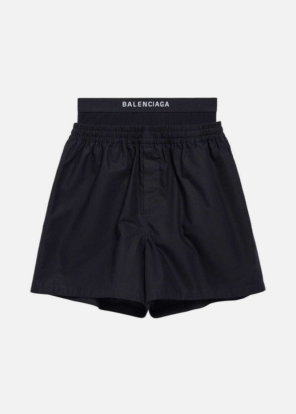 Black Hybrid Boxer Shorts Balenciaga – Гарантія оригінальності – боковий вид