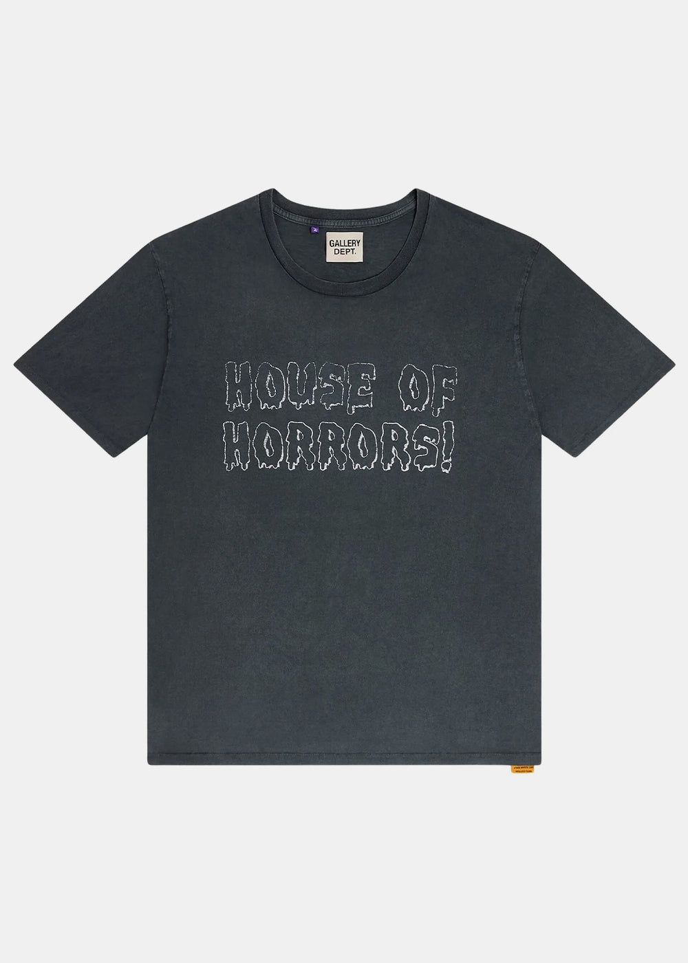 Оригінальна Vintage Black Horror T-Shirt Gallery department – боковий вид