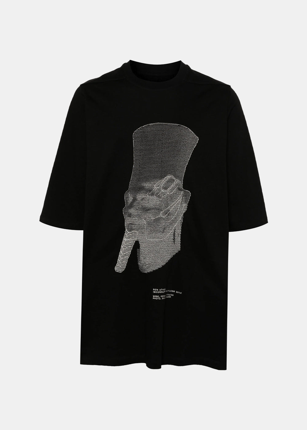 Black Ron T-Shirt Rick owens – Гарантія оригінальності – боковий вид