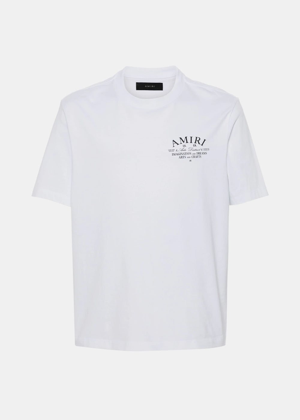 White Amiri Arts District T-Shirt Amiri оригінал – Купити в Україні – боковий вид