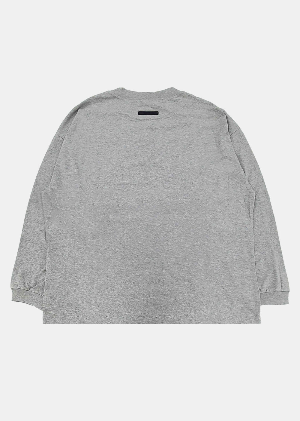 Dark Heather Jersey Long Sleeve Tee Fear of god – Гарантія оригінальності – вид ззаду