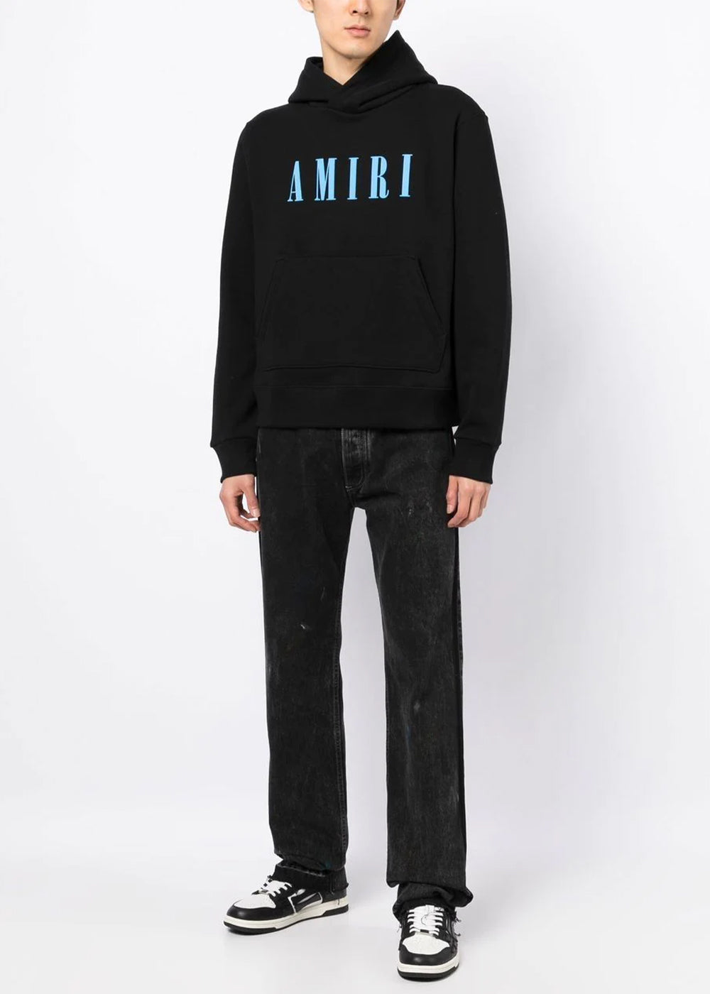 Black Core Logo Hoodie Amiri – Гарантія оригінальності – вид ззаду