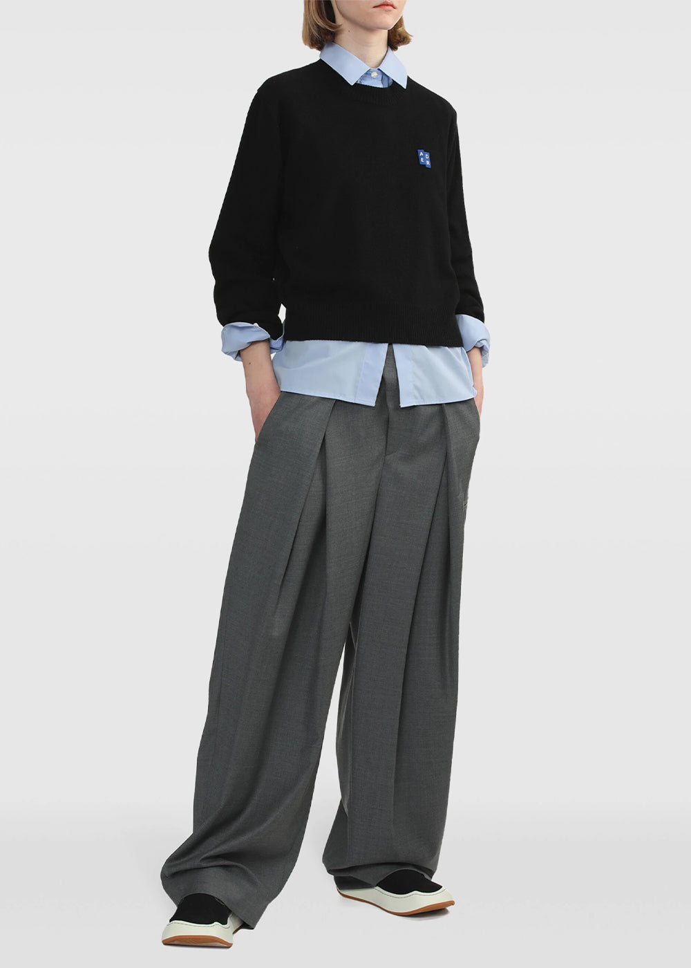 Black Trs Tag Sweaters Ader error оригінал – Купити в Україні – вид ззаду