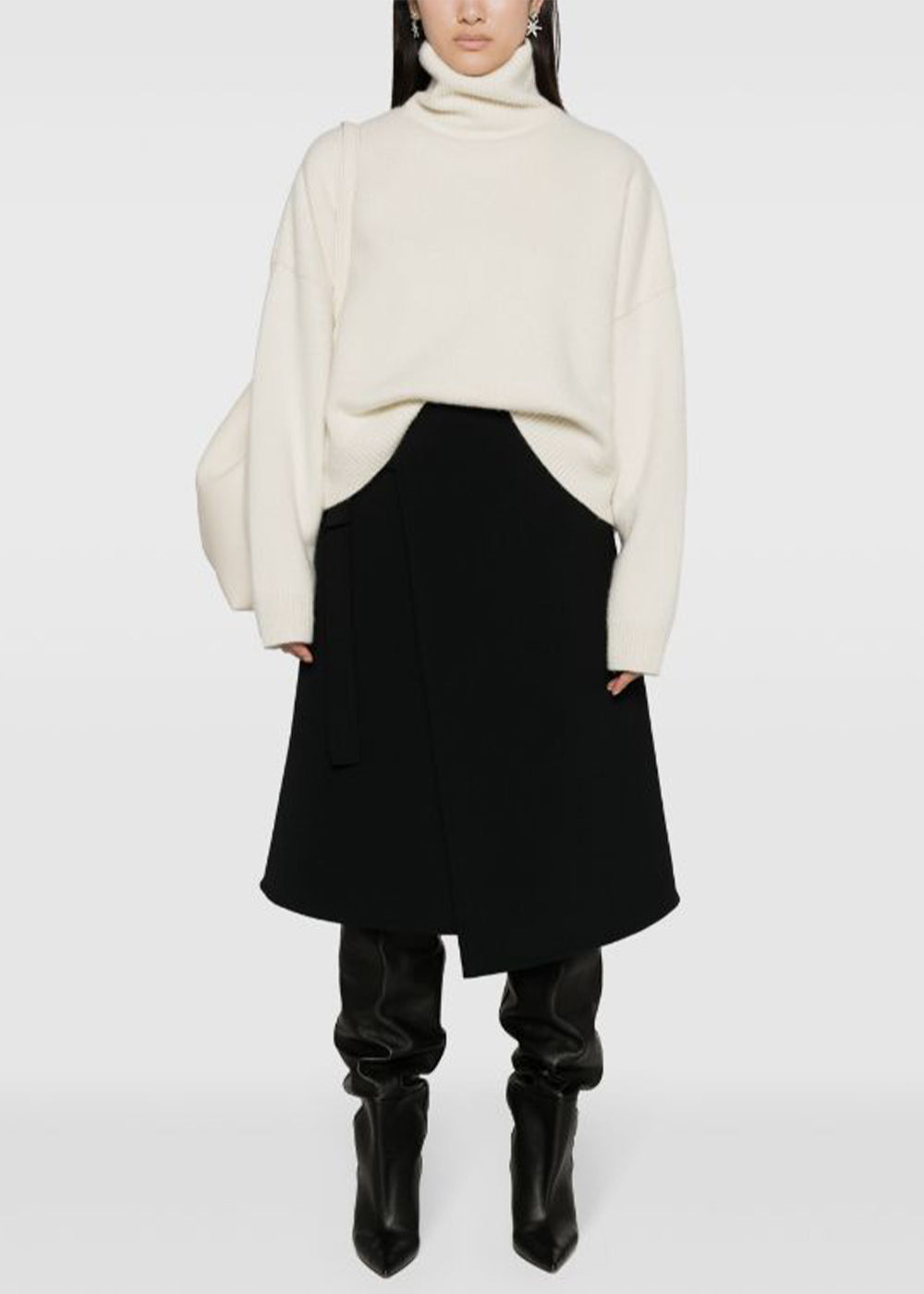 Ivory Ezio Merino-Cashmere Jumper The row – Гарантія оригінальності – вид ззаду