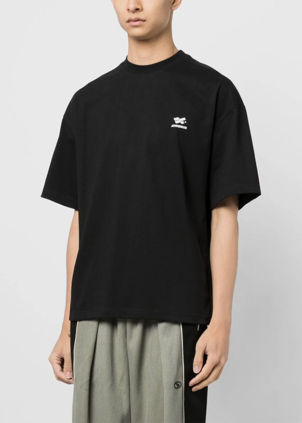 Оригінальна Black Logo-Print T-Shirt Ader error – детальний вид