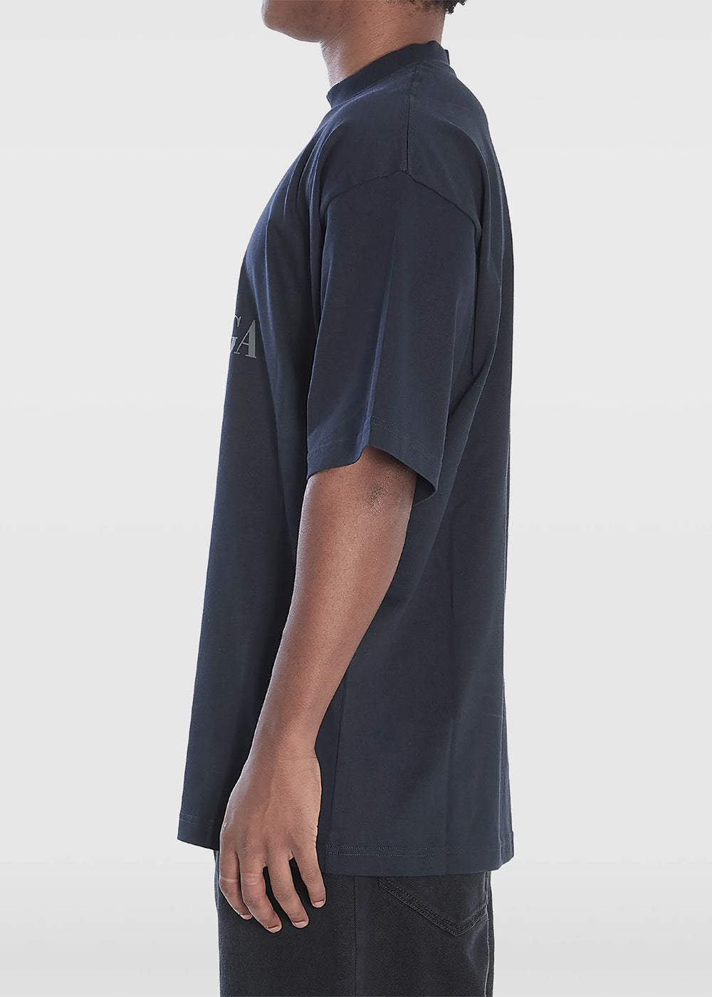 Оригінальна Faded Black Nano Bb Medium Fit T-Shirt Balenciaga – детальний вид