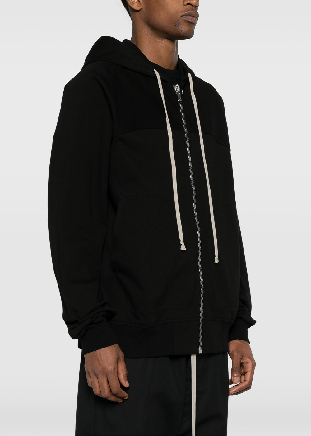Оригінальна Black Windbreaker Hoodie Rick owens – детальний вид