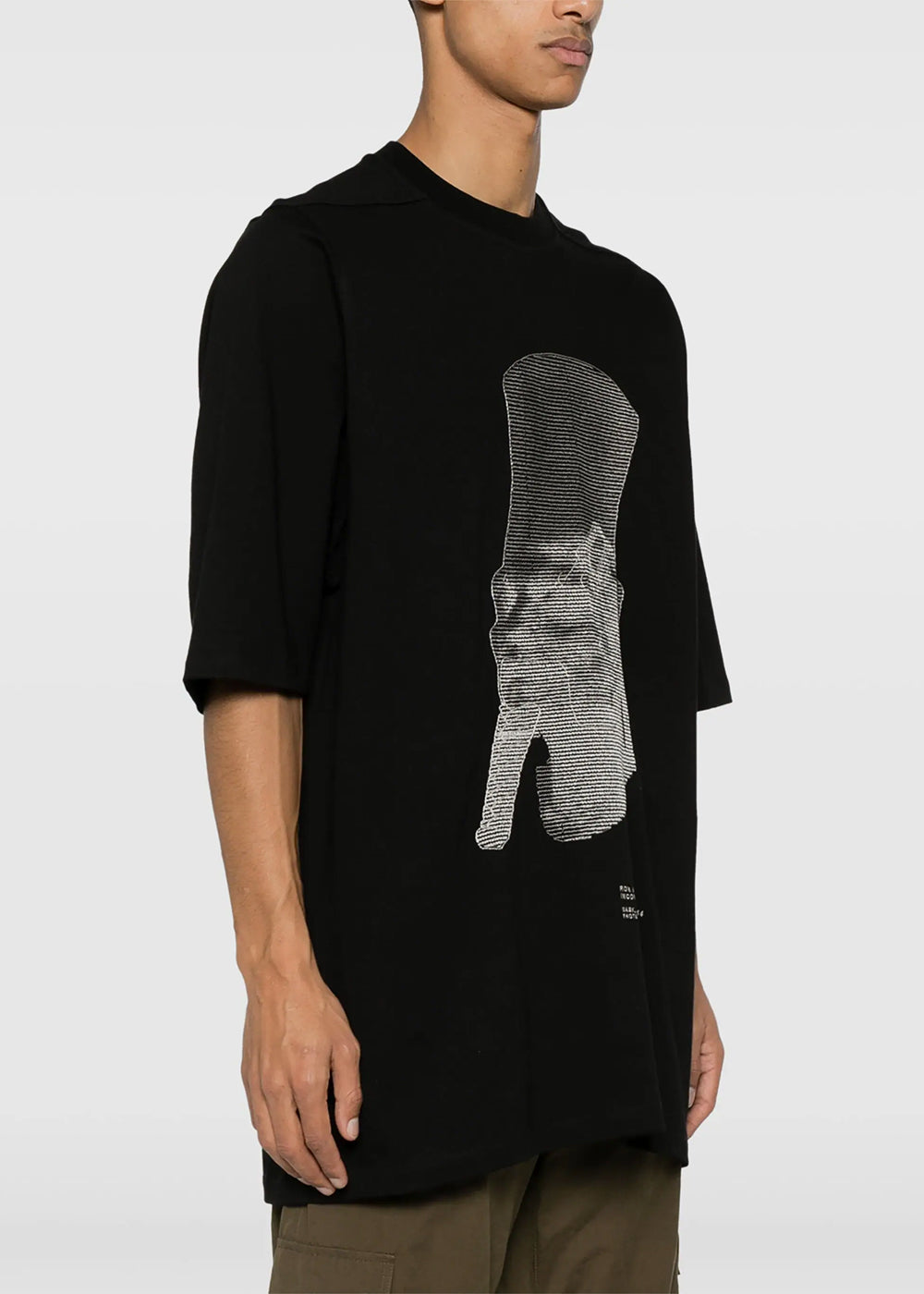 Black Ron T-Shirt Rick owens – Гарантія оригінальності – детальний вид