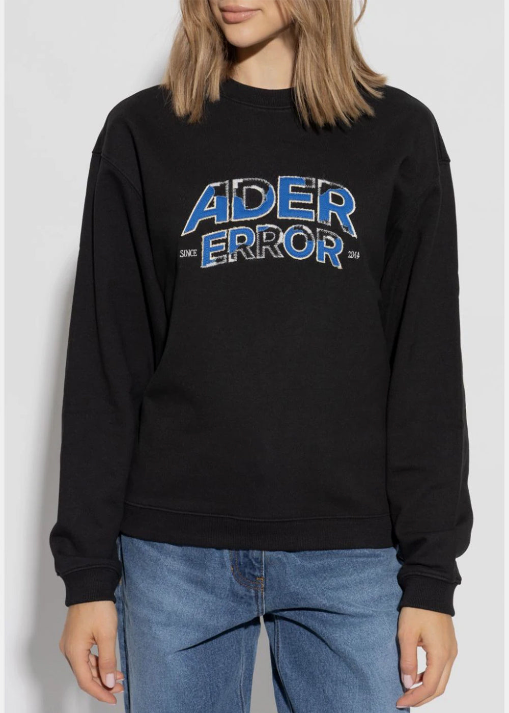 Оригінальна Black Distressed Logo Sweatshirt Ader error – детальний вид