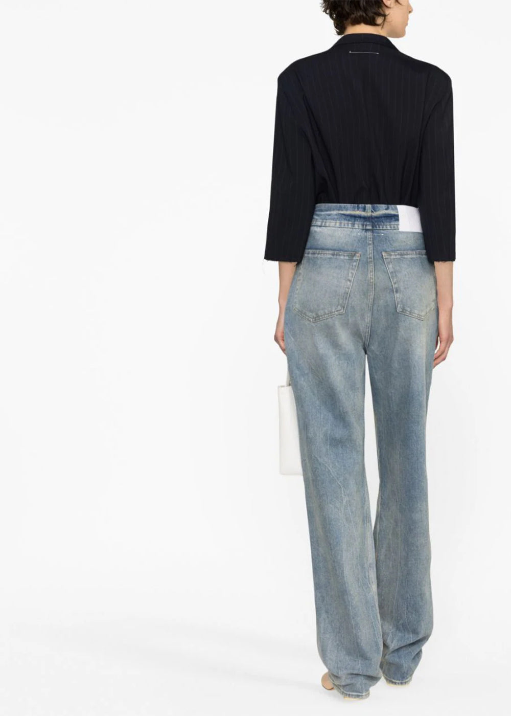 Blue High-Waisted Jeans Maison margiela оригінал – Купити в Україні – збільшений вид