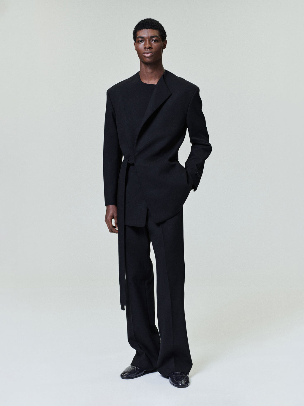 Double Weave Wool Tailored Flared Pants Fear of god оригінал – Купити в Україні – боковий вид