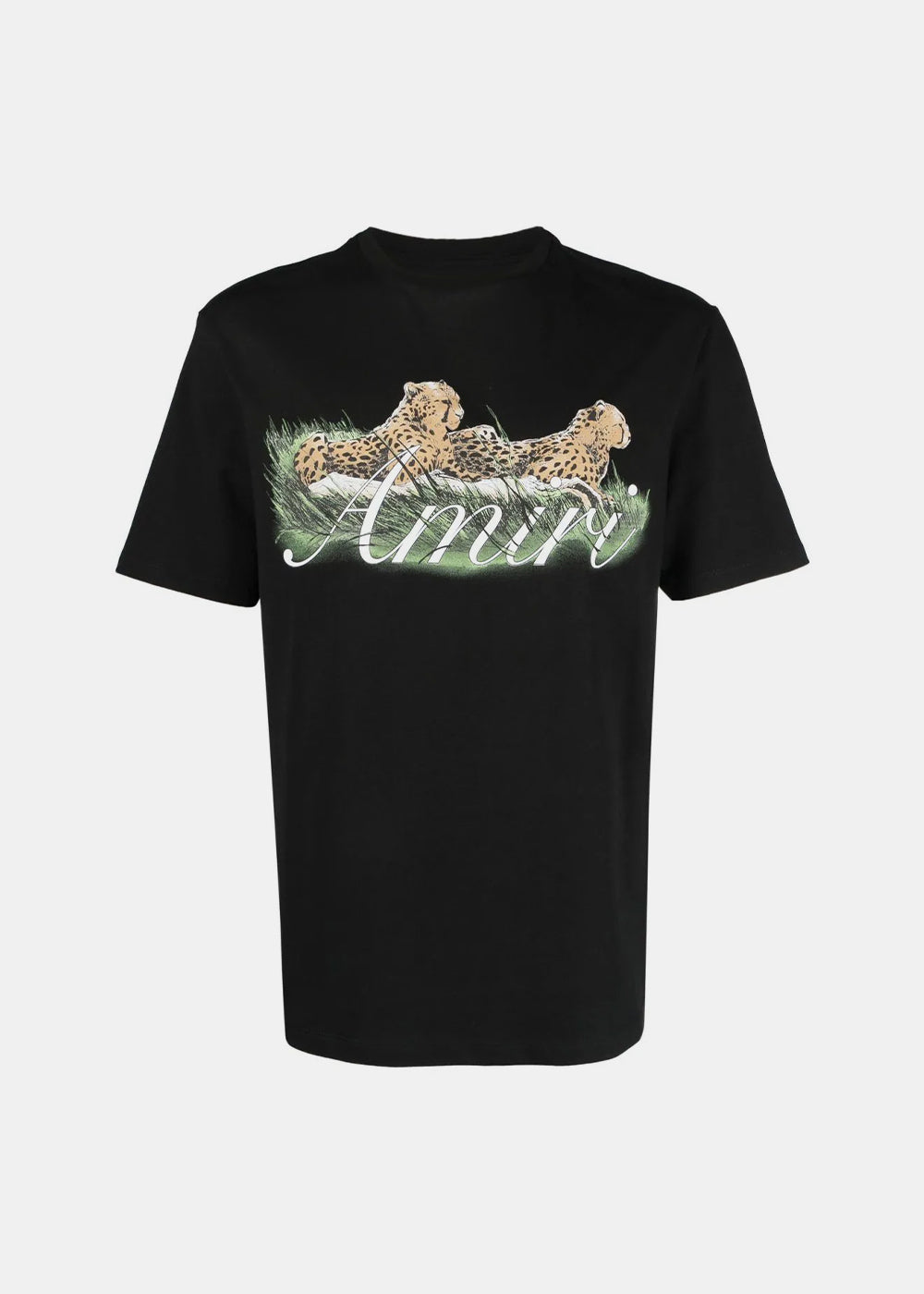 Black Cheetah Logo T-Shirt Amiri – Гарантія оригінальності – боковий вид