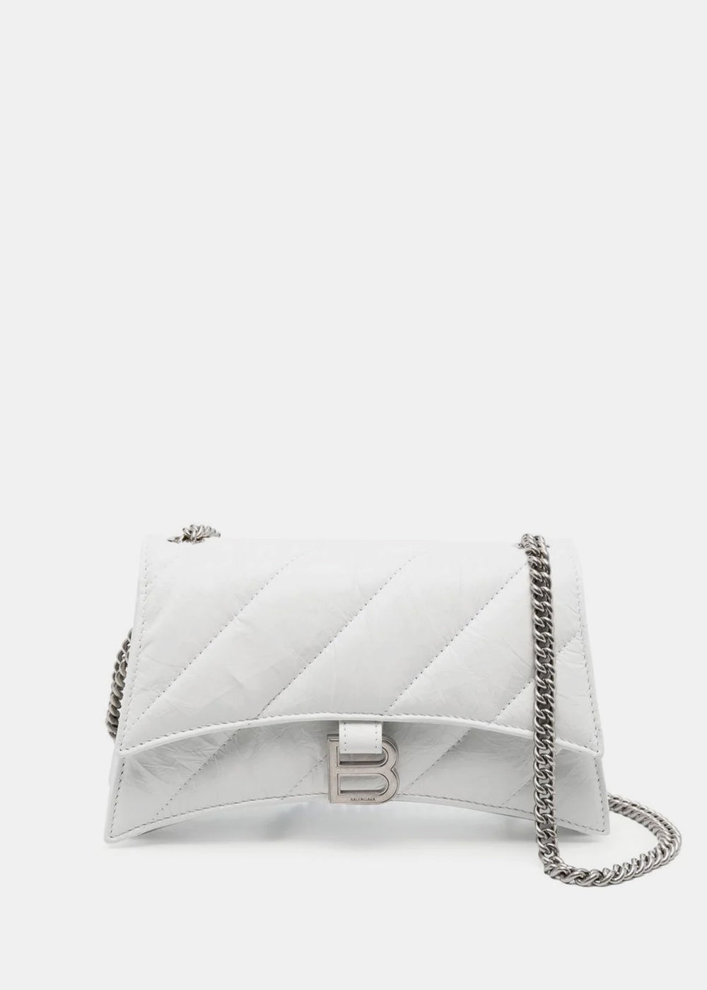 Оригінальна White Crush Wallet On Chain Balenciaga – боковий вид
