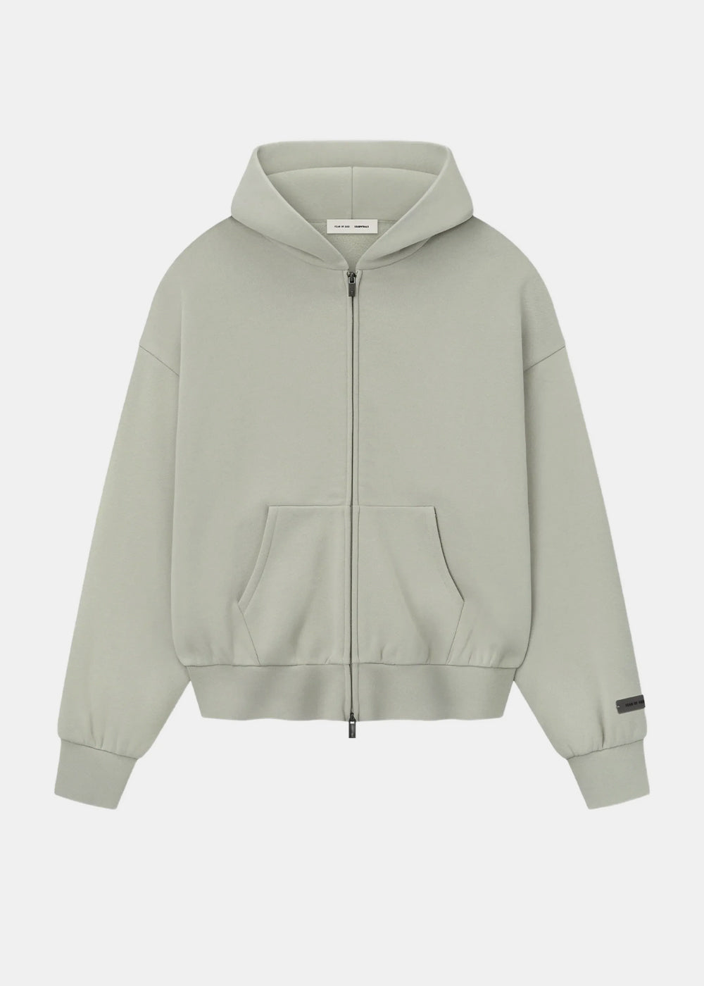 Abbey Stone Classic Fit Fleece Zip Up Hoodie Fear of god оригінал – Купити в Україні – боковий вид
