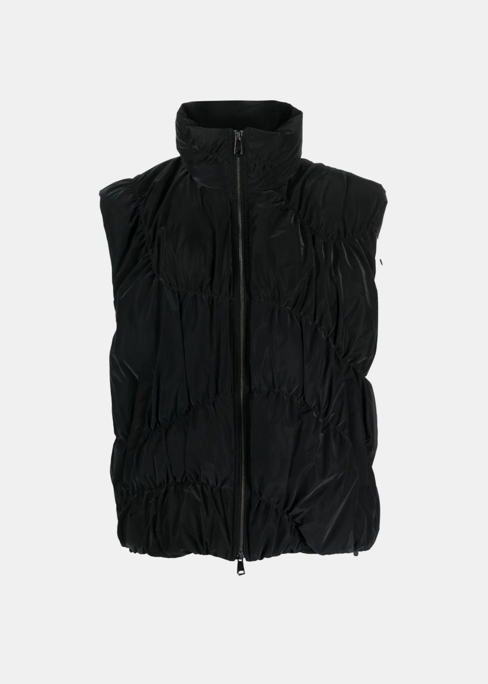 Black Puffer Vest Ader error оригінал – Купити в Україні – боковий вид