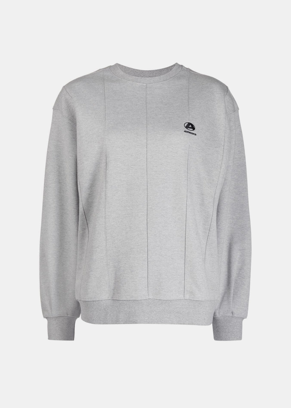 Grey Disto Logo-Embroidered Panelled Sweatshirt Ader error оригінал – Купити в Україні – боковий вид