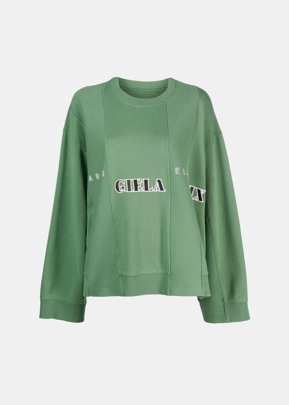 Оригінальна Green Panelled Design Sweatshirt Maison margiela – боковий вид