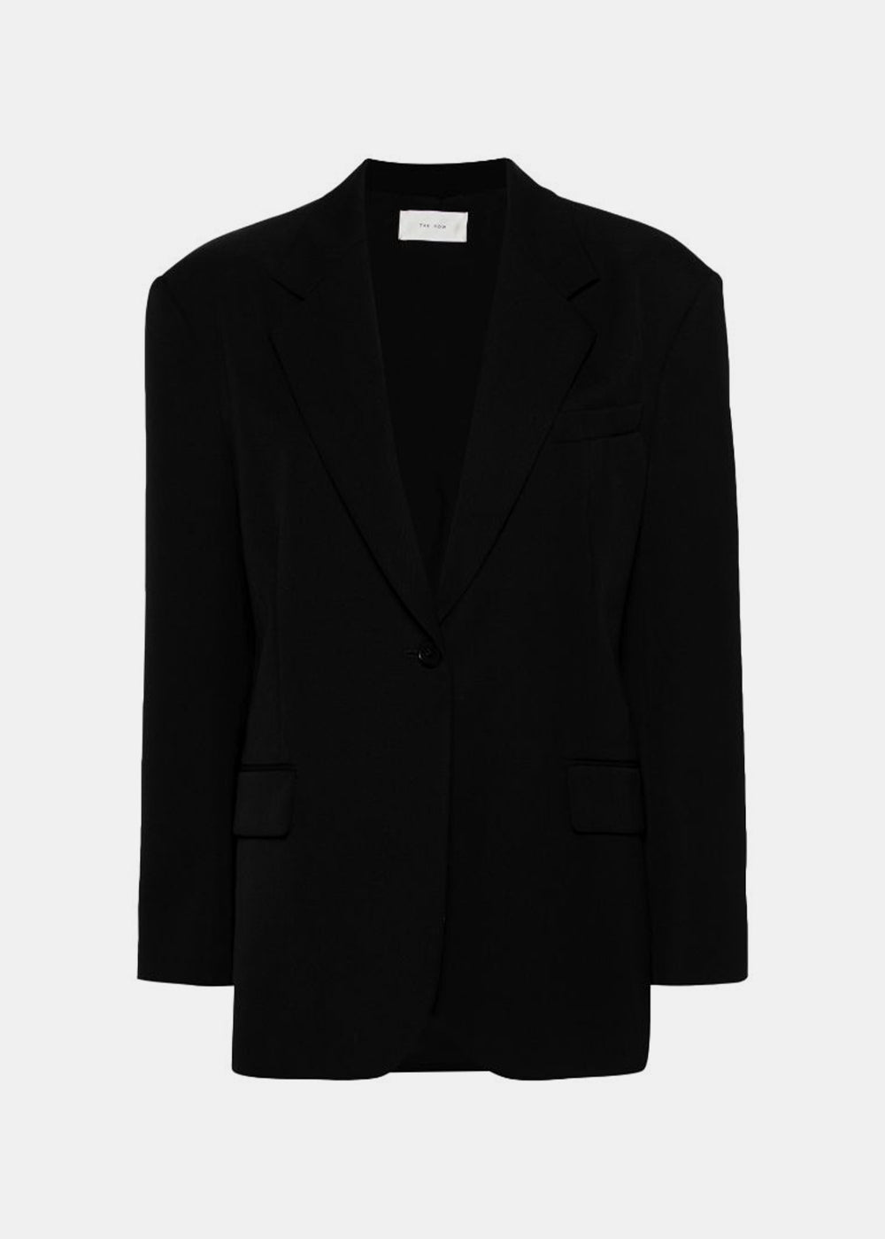 Black Vipper Single-Breasted Blazer The row – Гарантія оригінальності – боковий вид