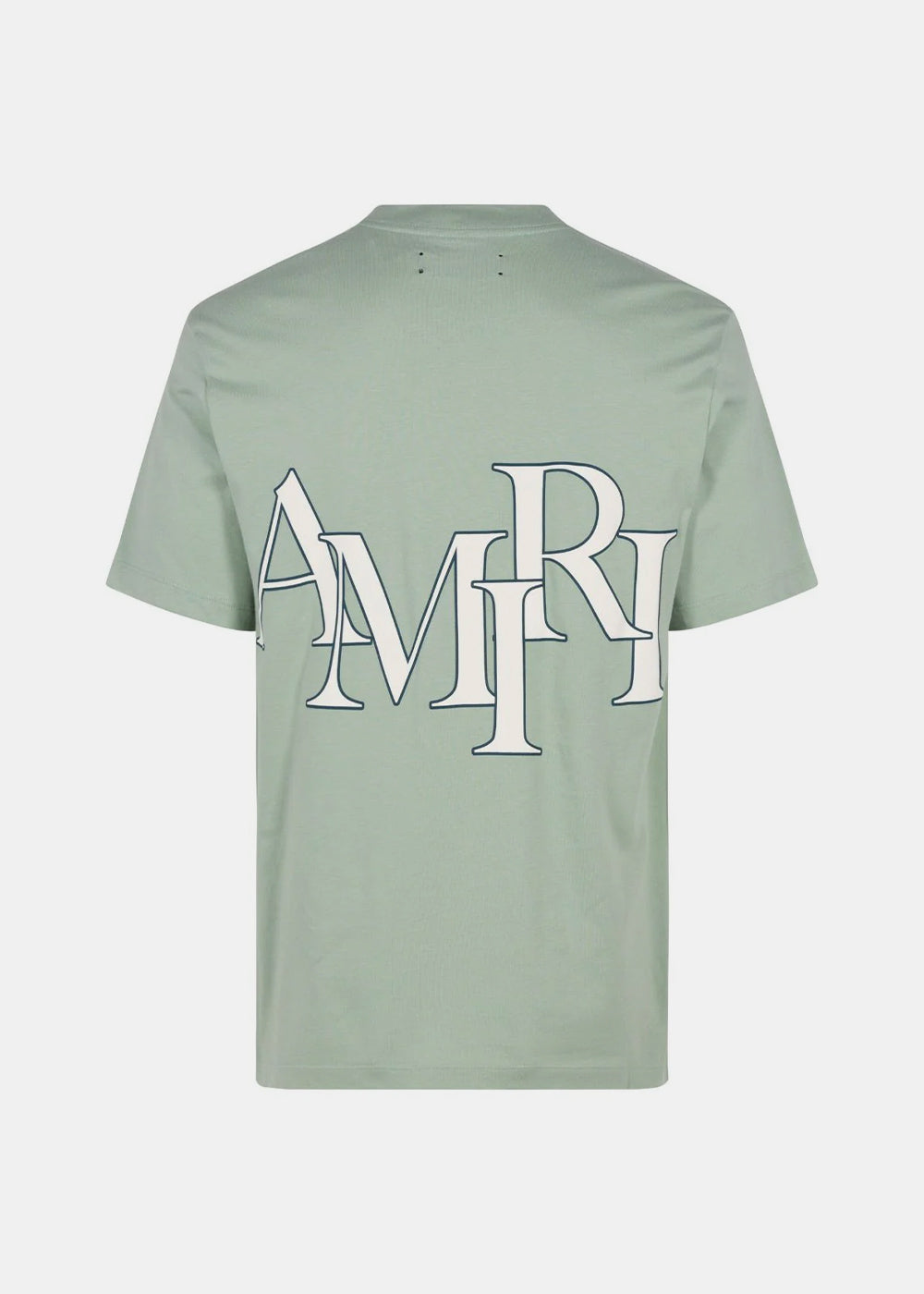 Mint Stagger Logo T-Shirt Amiri – Гарантія оригінальності – вид ззаду