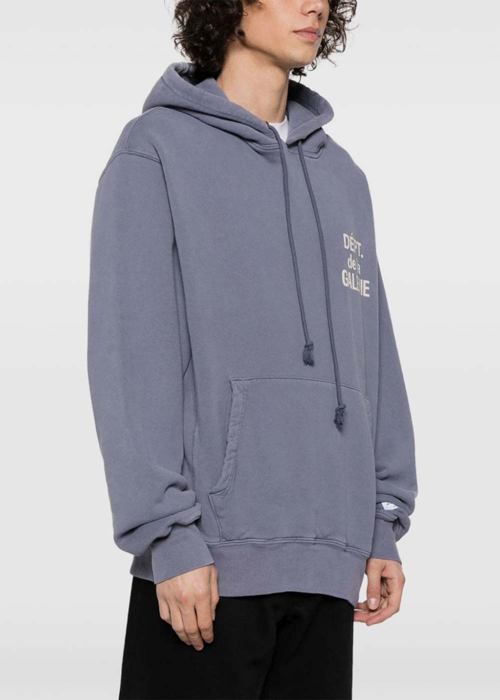 Оригінальна Navy Vintage French Logo Hoodie Gallery department – вид ззаду