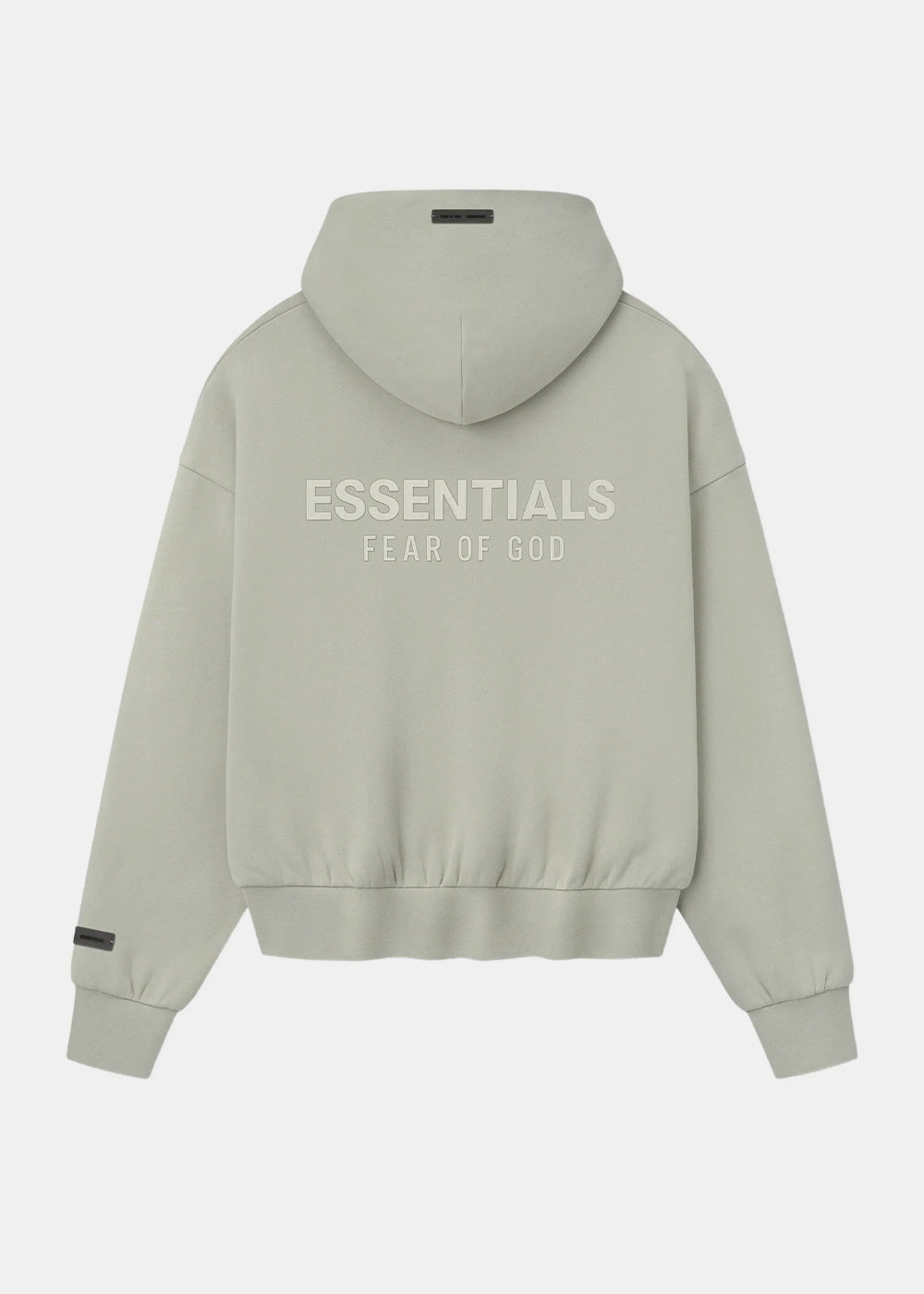Abbey Stone Classic Fit Fleece Zip Up Hoodie Fear of god оригінал – Купити в Україні – вид ззаду