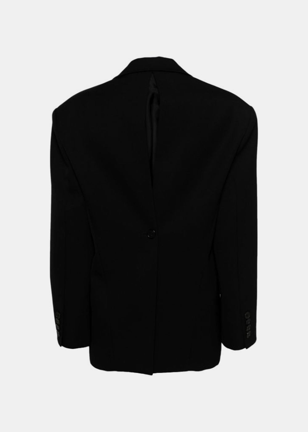 Black Vipper Single-Breasted Blazer The row – Гарантія оригінальності – вид ззаду