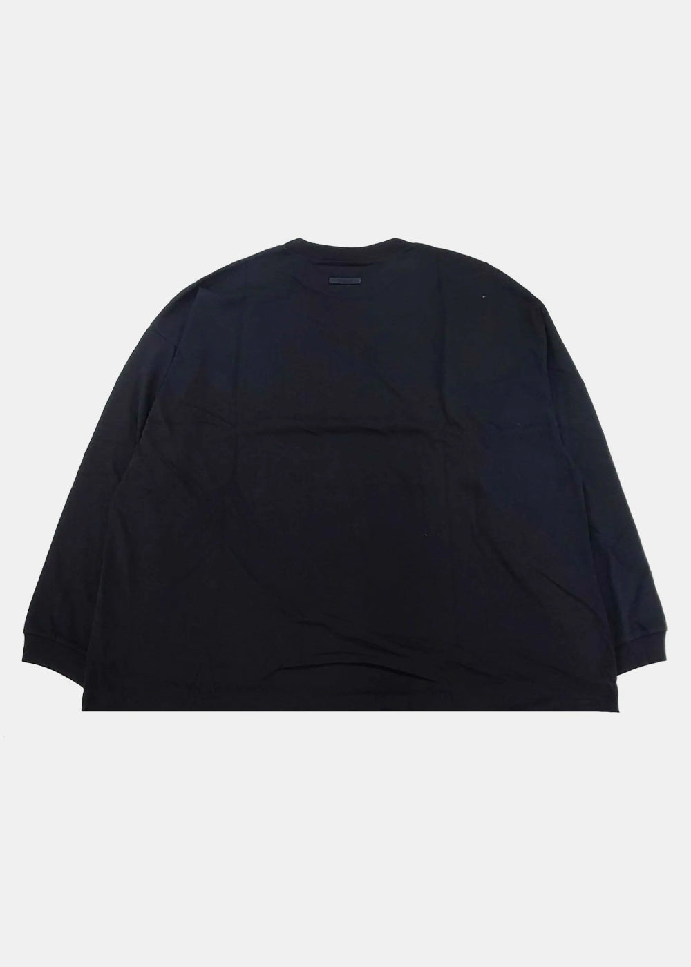 Black Jersey Long Sleeve Tee Fear of god – Гарантія оригінальності – вид ззаду