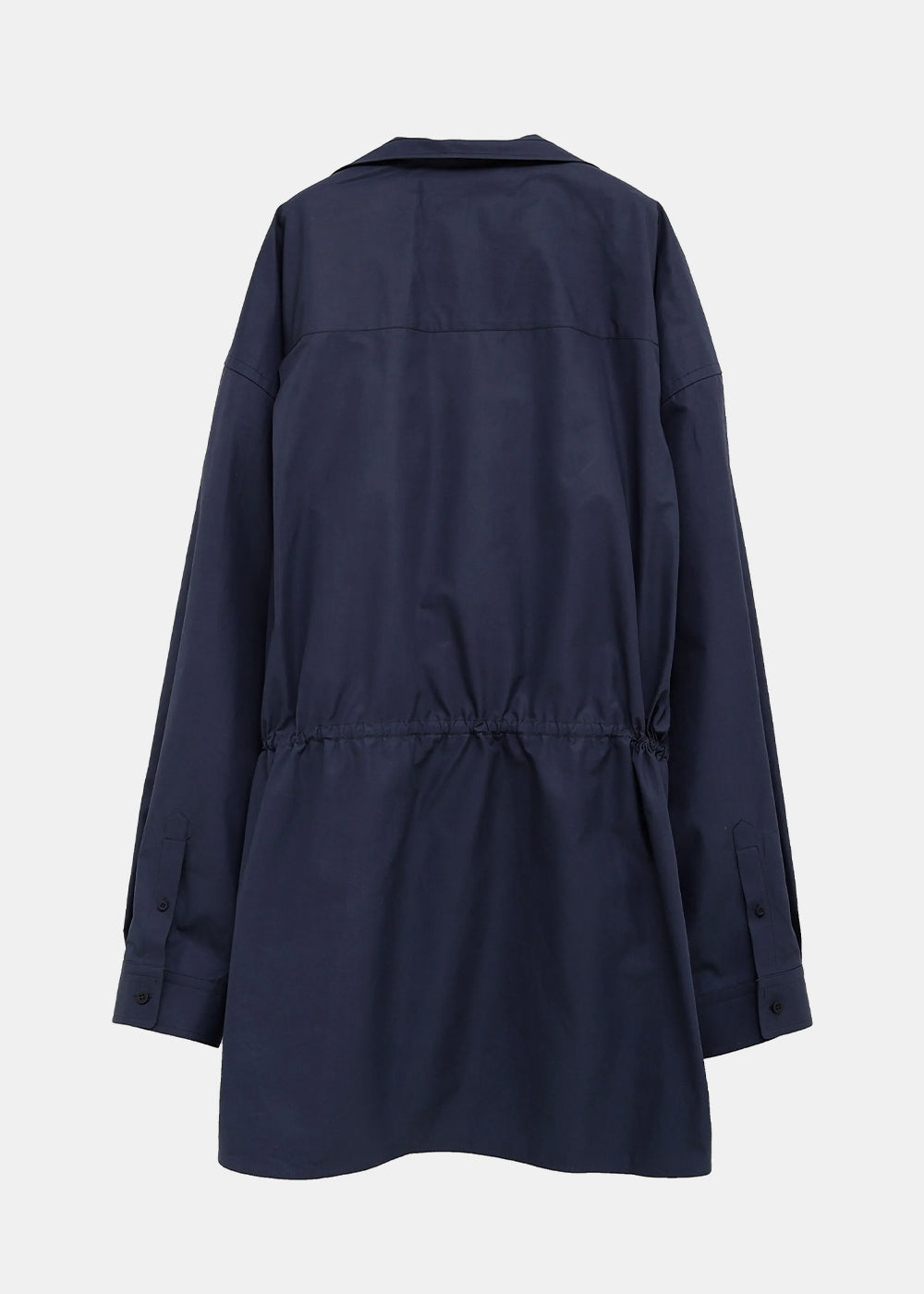 Faded Blue Shirt Mini Dress Balenciaga – Гарантія оригінальності – вид ззаду