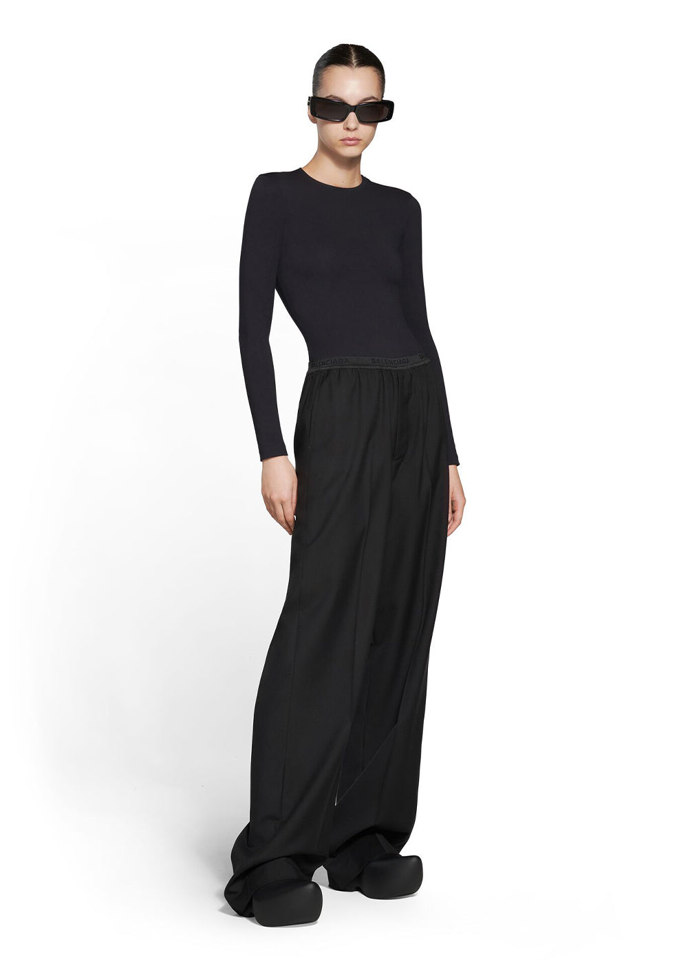 Black Elastic Pants Balenciaga оригінал – Купити в Україні – детальний вид